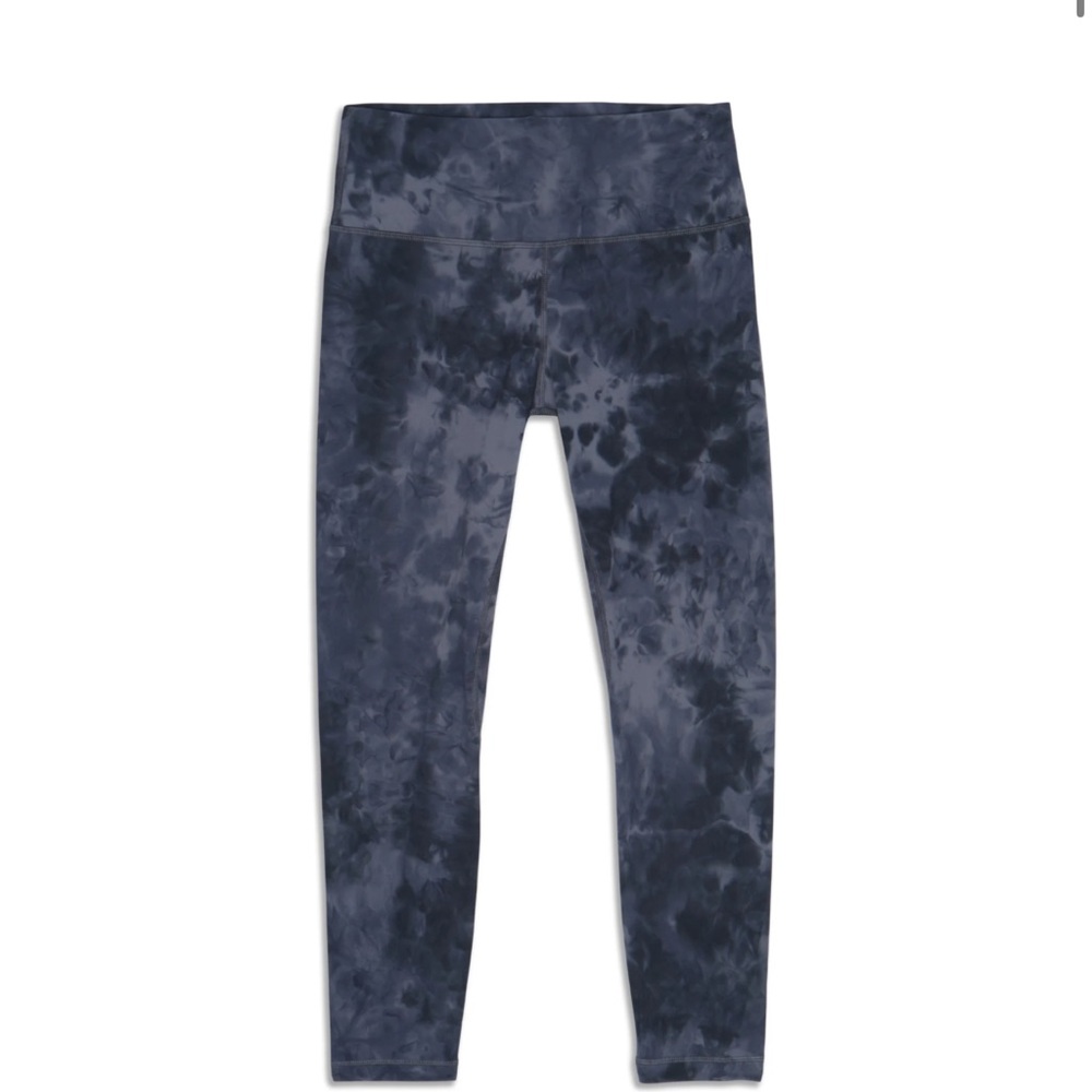 Lululemon Athletica Dark Blue Patterned Leggings - Picture 8 of 8